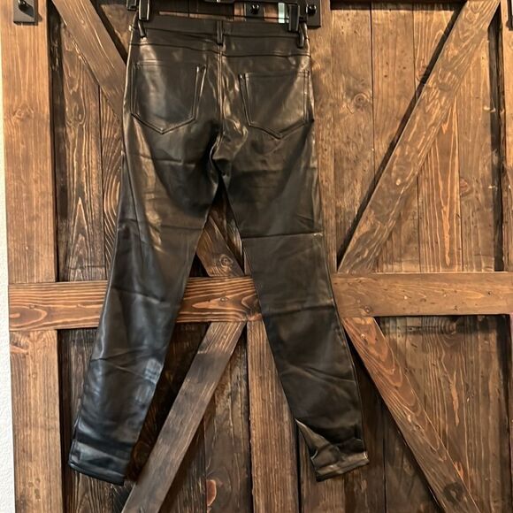 Zara faux leather black pants XS - Picture 4 of 9